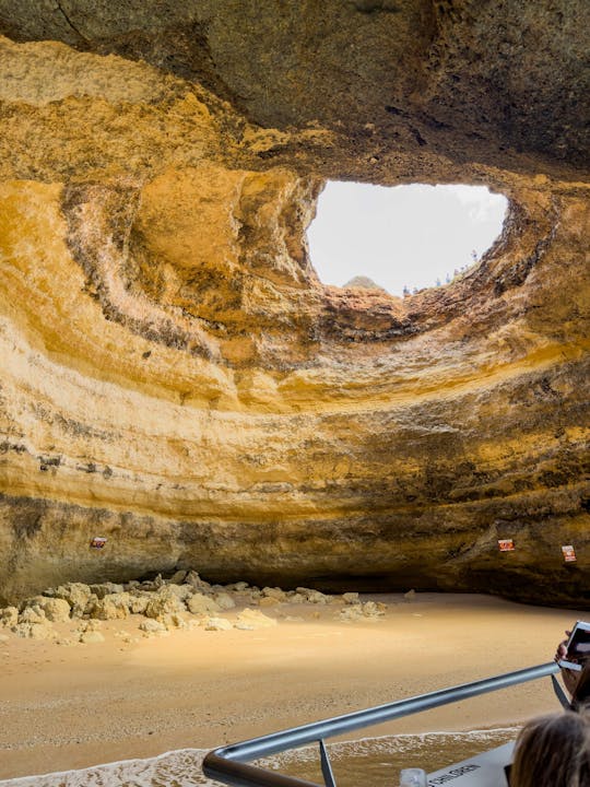 Catamaran trip discovering Benagil Cave from Vilamoura Marina