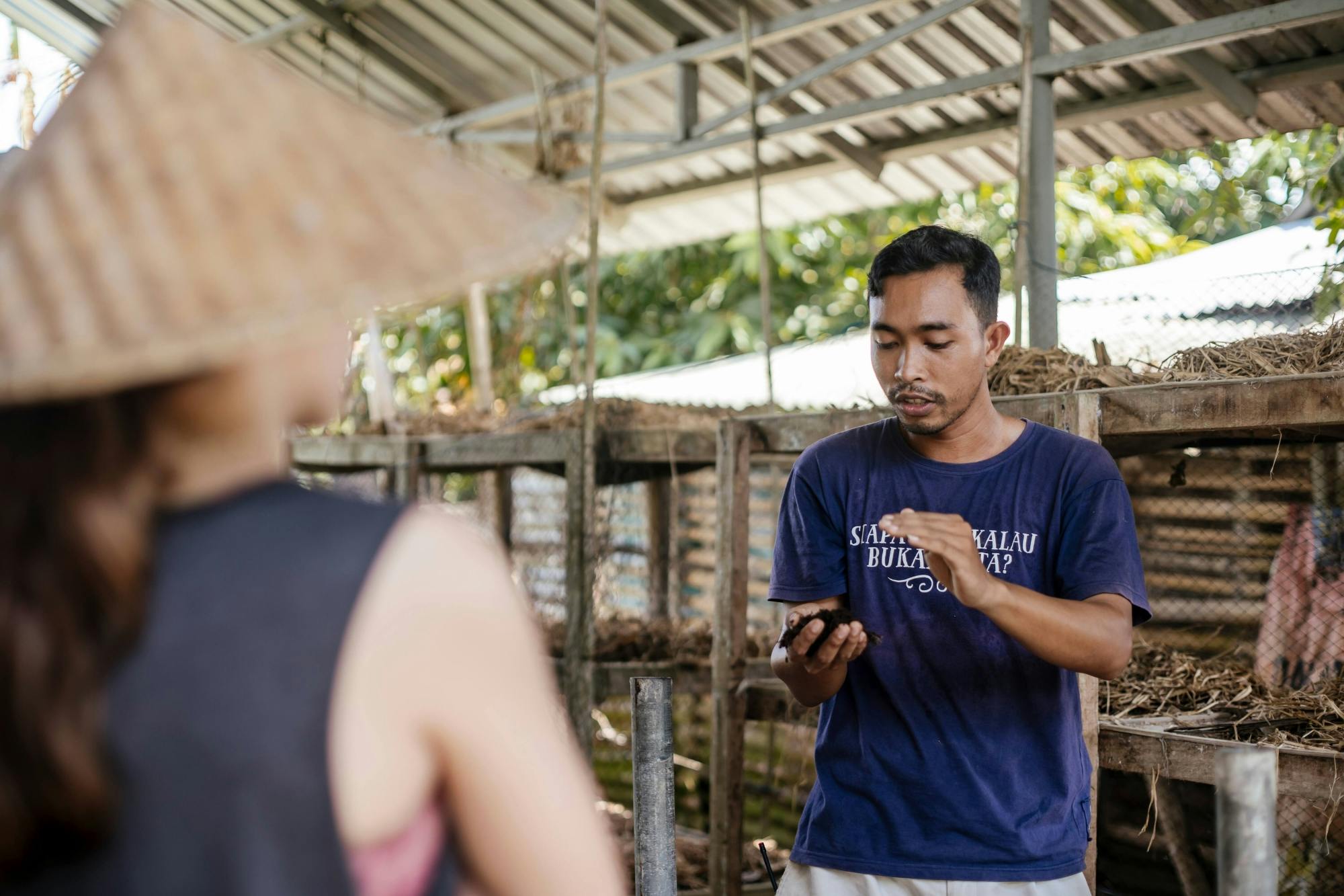 Bali regenerative farm hands-on tour with lunch and meditation
