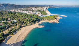 Passeio de compras e praia em Platja d'Aro