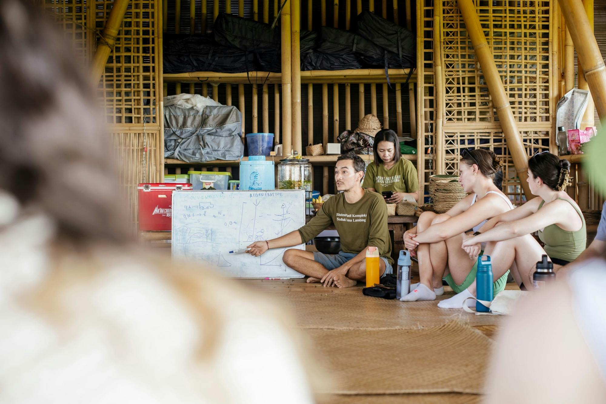 Bali regenerative farm hands-on tour with lunch and meditation