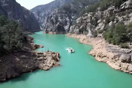 Manavgat Green Canyon boat tour and shopping from Antalya and Alanya