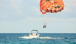 Avventura in parasailing