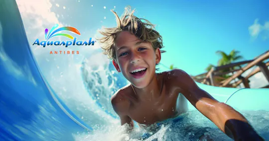 Eintrittskarten für den Wasserpark Aquasplash Antibes