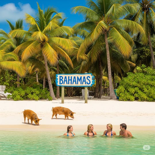 Passeio pela Grande Bahama com visita opcional à Pig Beach