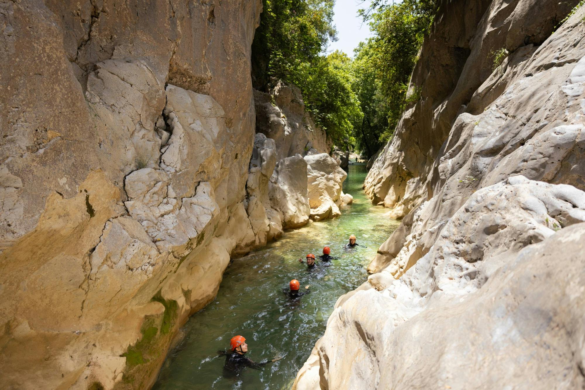 Antalya family outdoor adventure experience in Aladdin's Canyon
