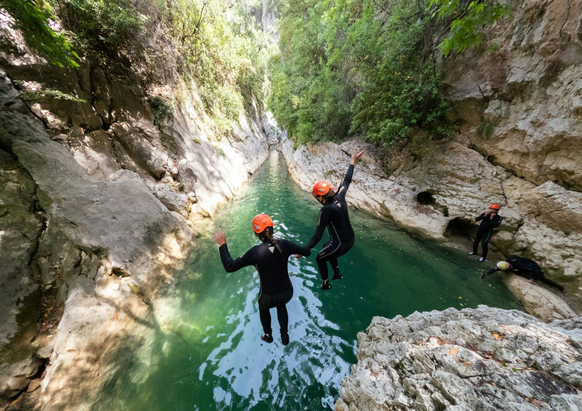 Antalya family outdoor adventure experience in Aladdin's Canyon