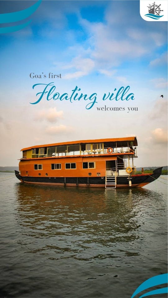 Overnight cruise on Goa’s Chapora River with dinner and breakfast