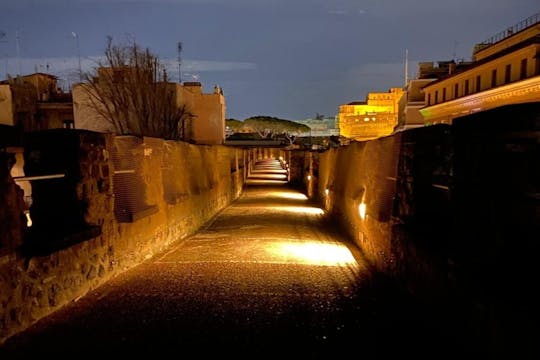 Nocna wycieczka z przewodnikiem po Passetto di Borgo
