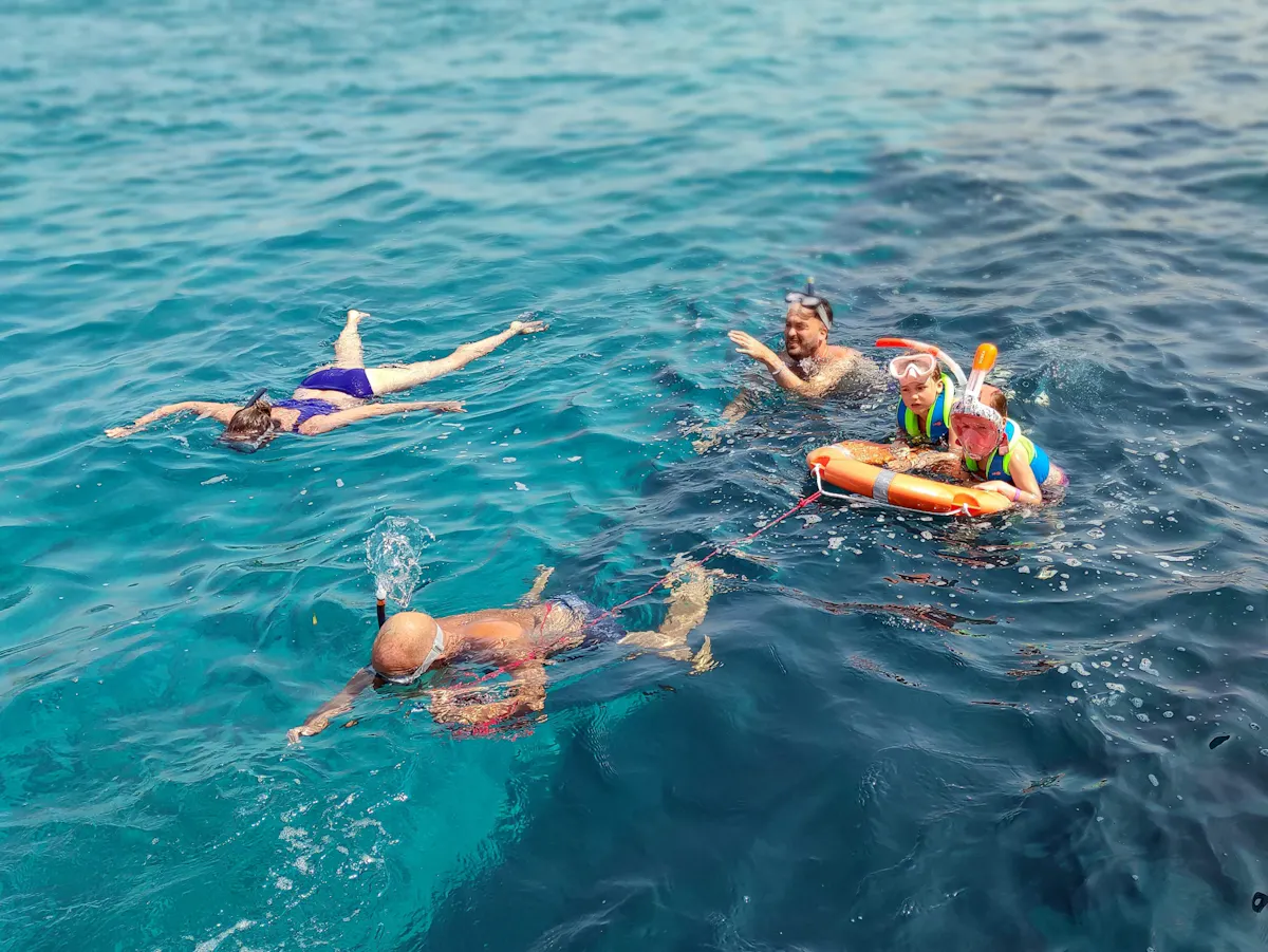 Ibiza family boat trip