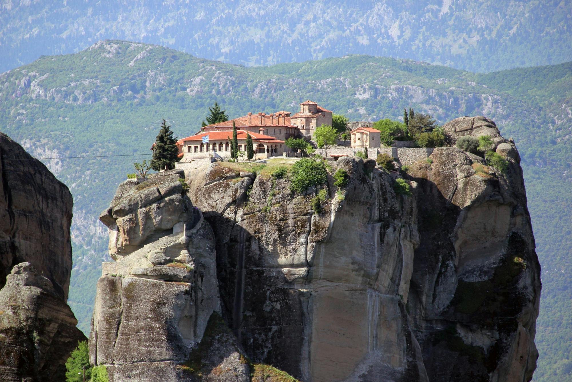 Meteora monasteries tour with traditional Greek lunch