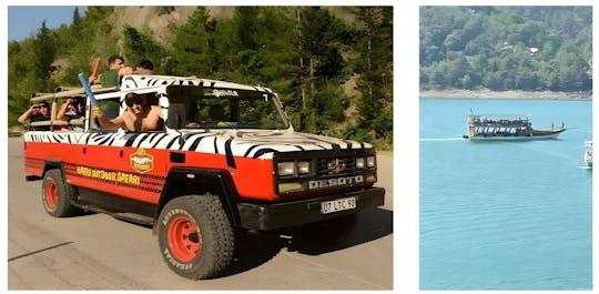 4x4 guided tour with boat cruise and lunch included from Side