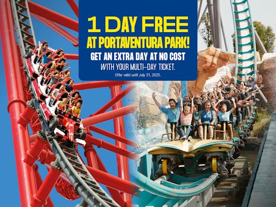 PortAventura Park and Ferrari Land tickets for 1, 2 and 3 days
