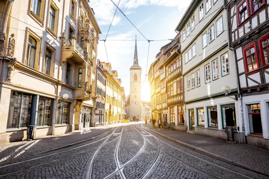 Recorrido a pie por los lugares más destacados de Erfurt con un guía local