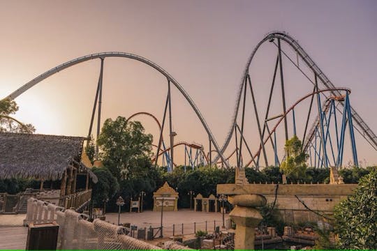 Caribe Aquatic Park by day and PortAventura Park by night 1-day combo