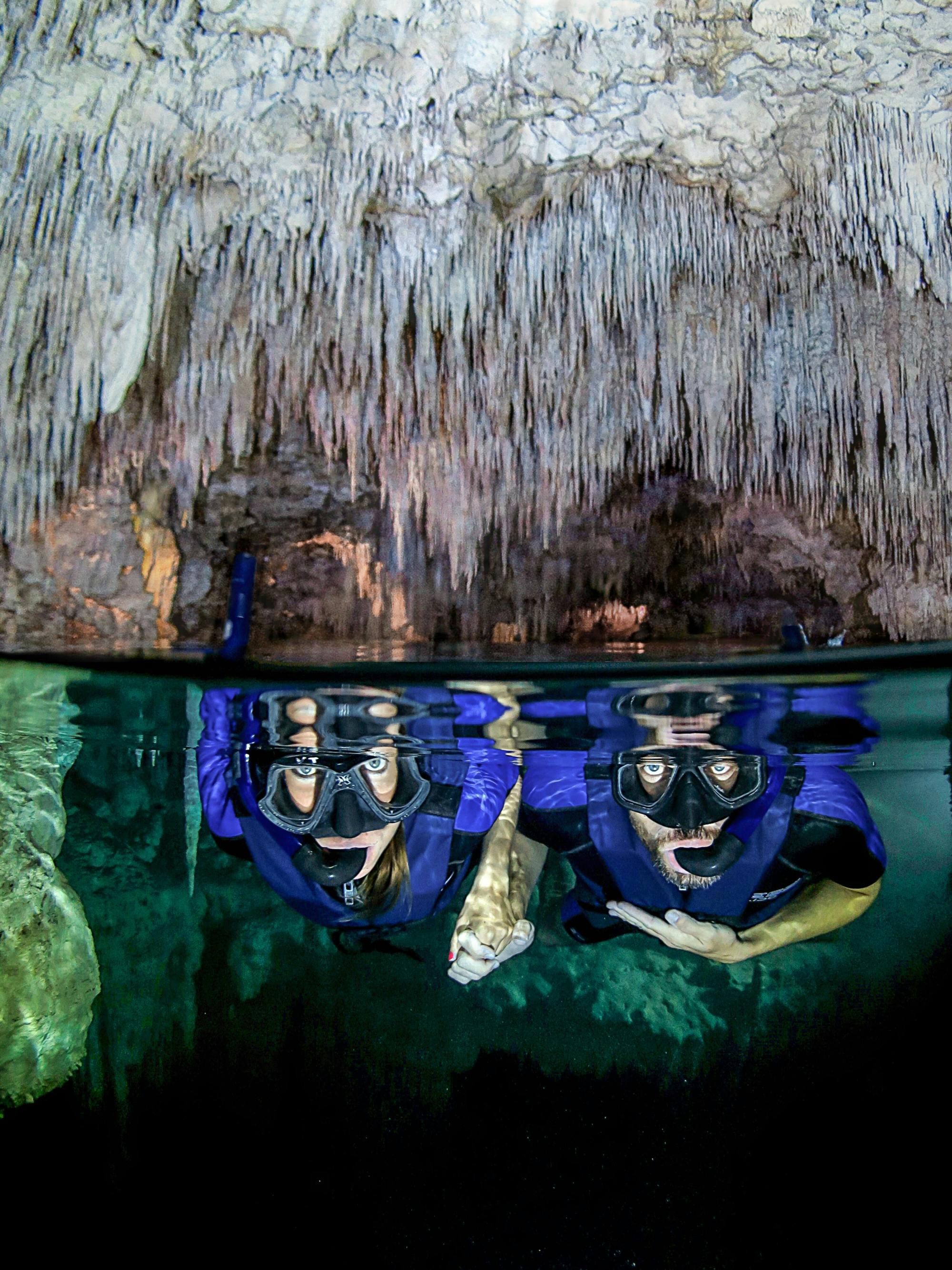Snorkelling with Turtles and Cenote Swim in Riviera Maya