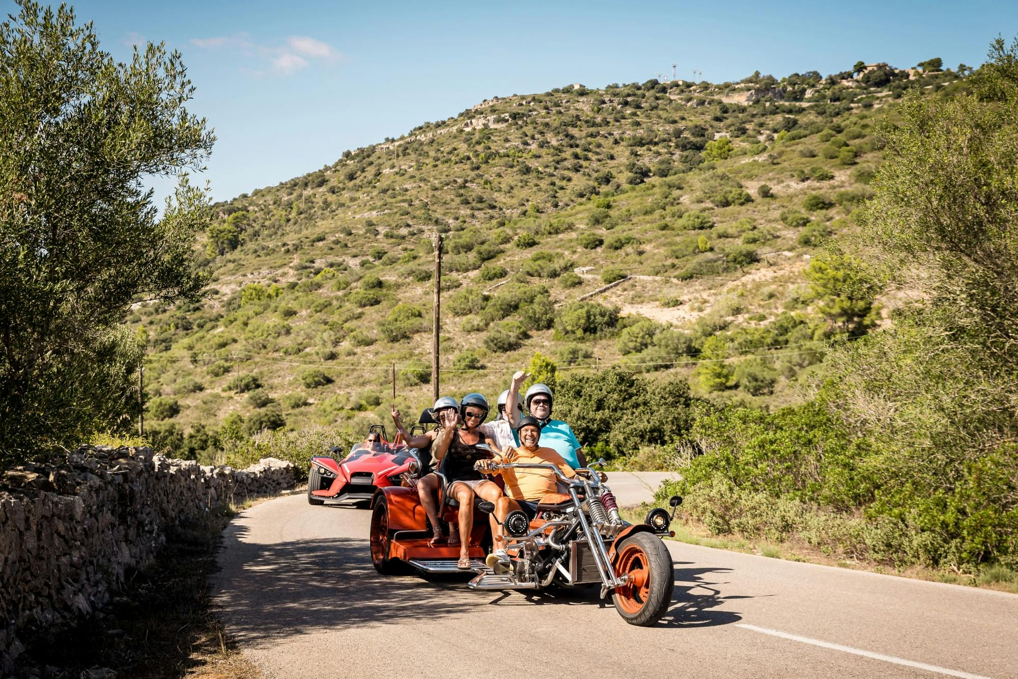 Majorcan mountains, sea and countryside trike tour