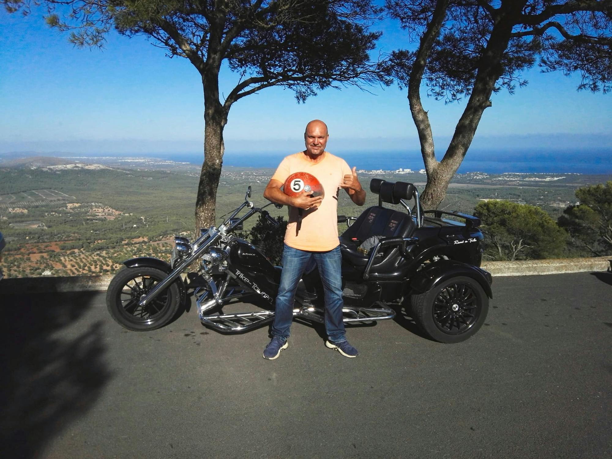 Majorcan mountains, sea and countryside trike tour