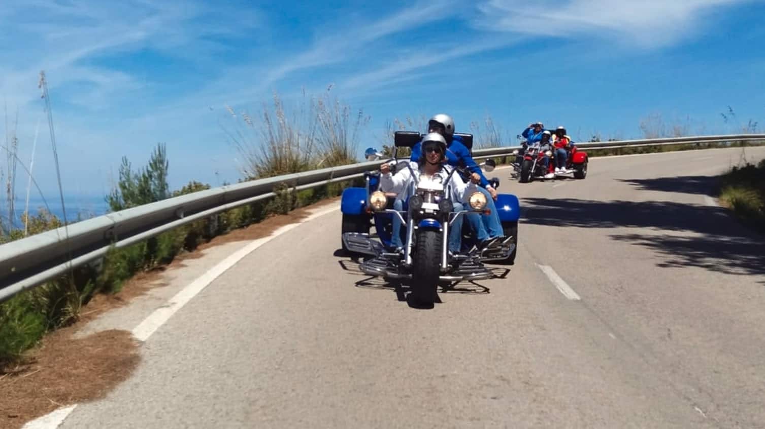 Majorcan mountains, sea and countryside trike tour