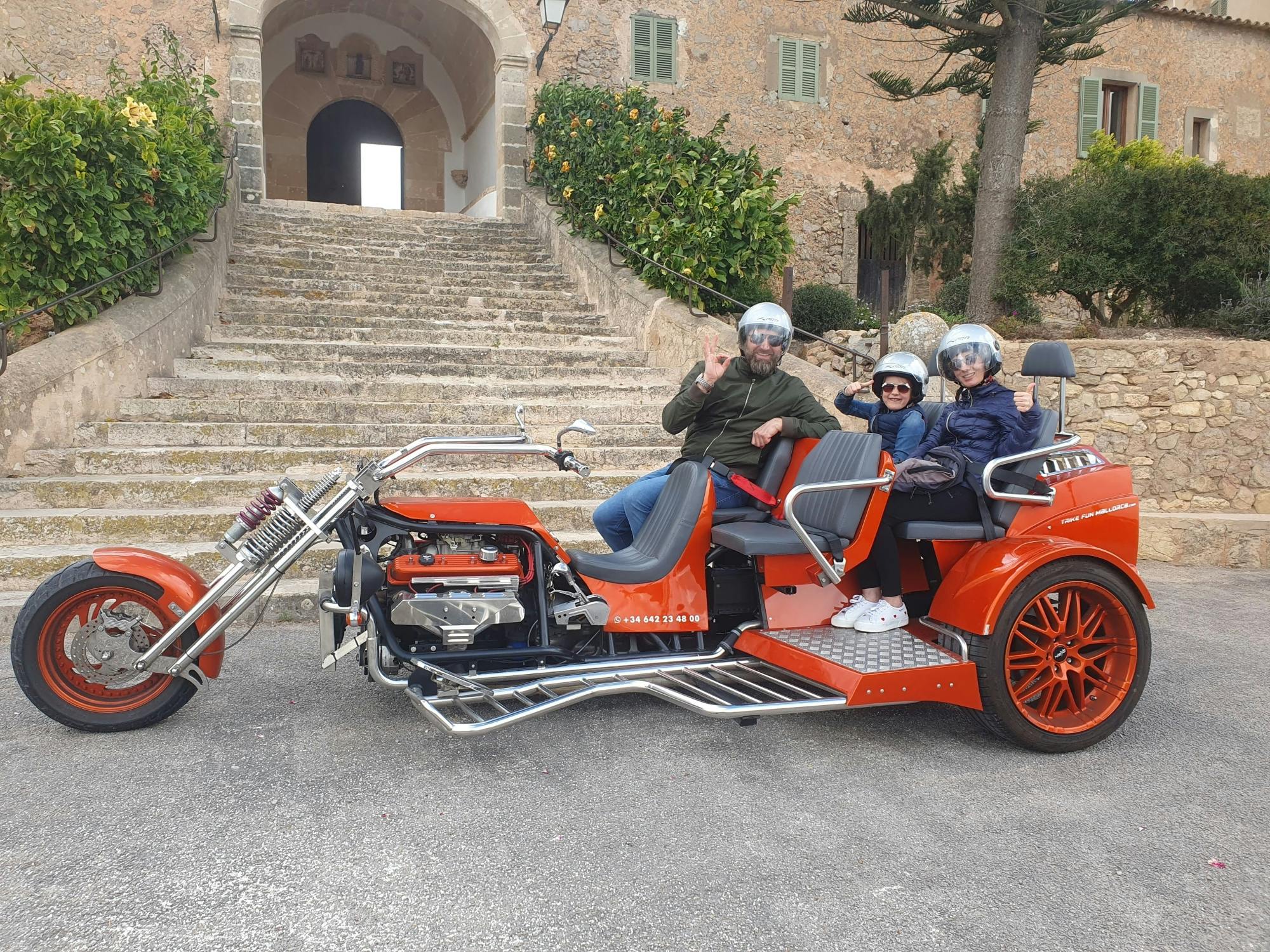 Majorcan mountains, sea and countryside trike tour