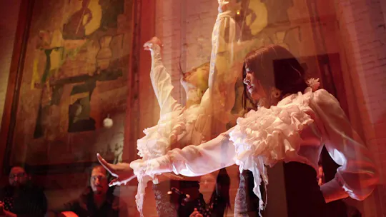 Flamencoshow met Spaans diner en toegang tot Poble Espanyol