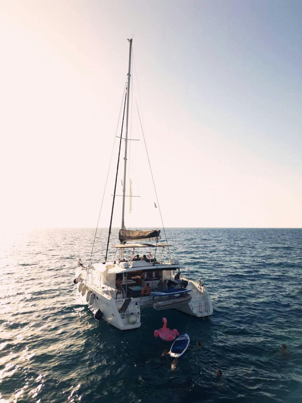 Catamaran sunset cruise from Kissamos Port with transport