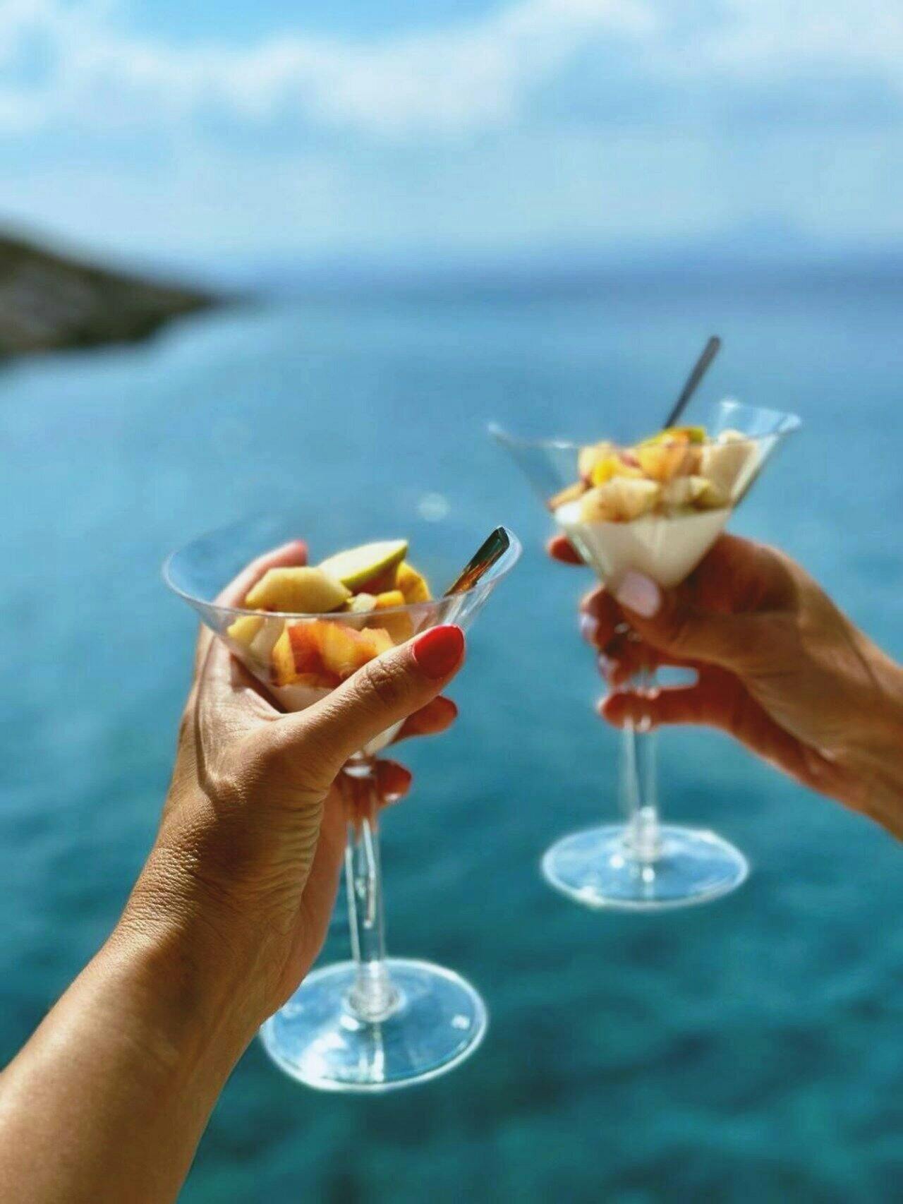 Catamaran sunset cruise from Kissamos Port with transport