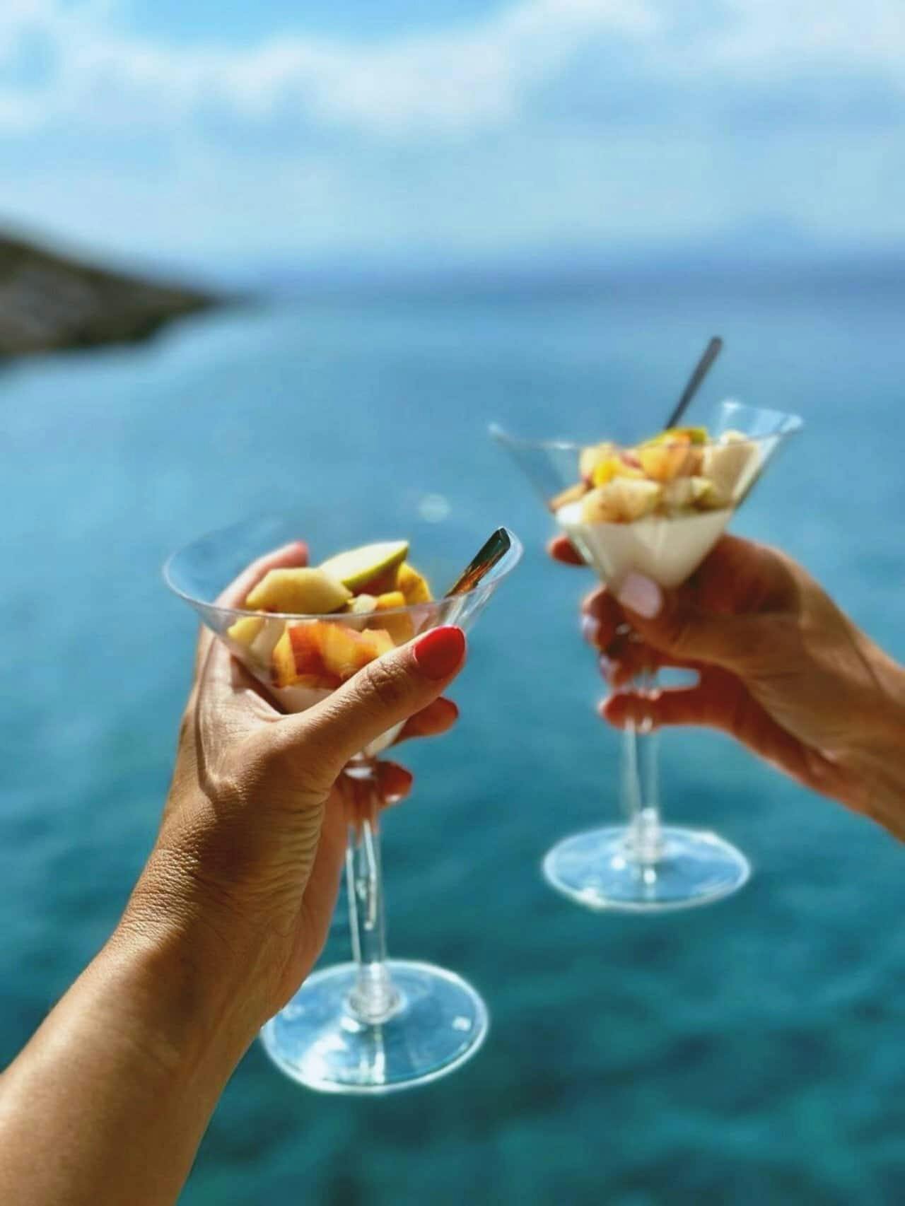 Catamaran sunset cruise from Kissamos Port with transport