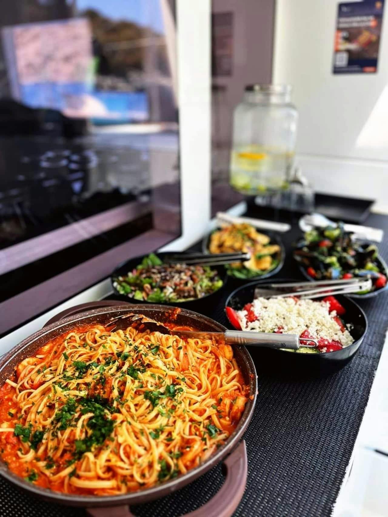 Catamaran sunset cruise from Kissamos Port with transport