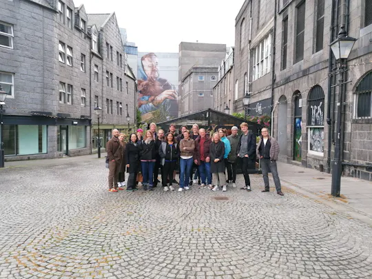 Private street art guided walking tour in Aberdeen