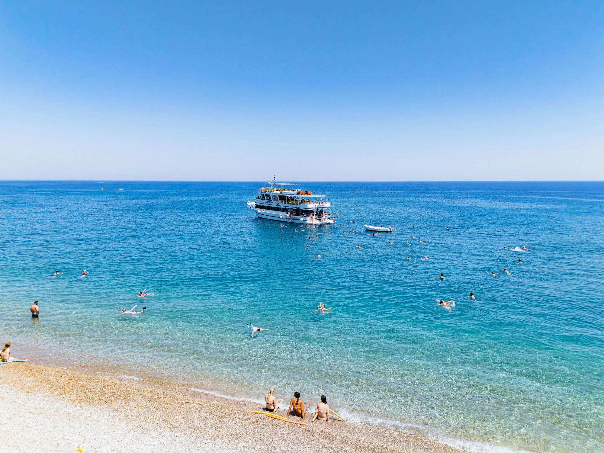 Rhodes sun and sea family boat trip