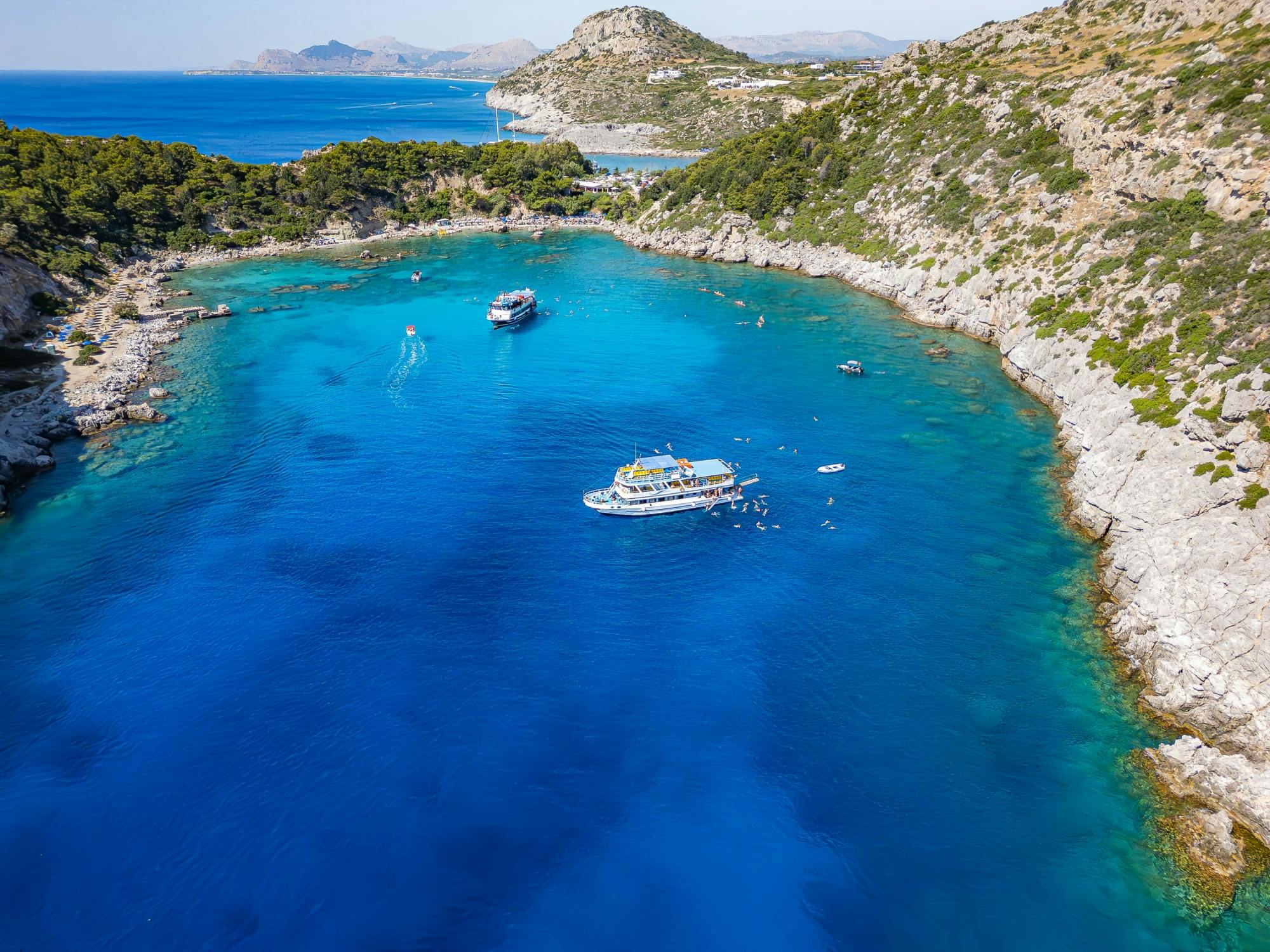 Rhodes sun and sea family boat trip