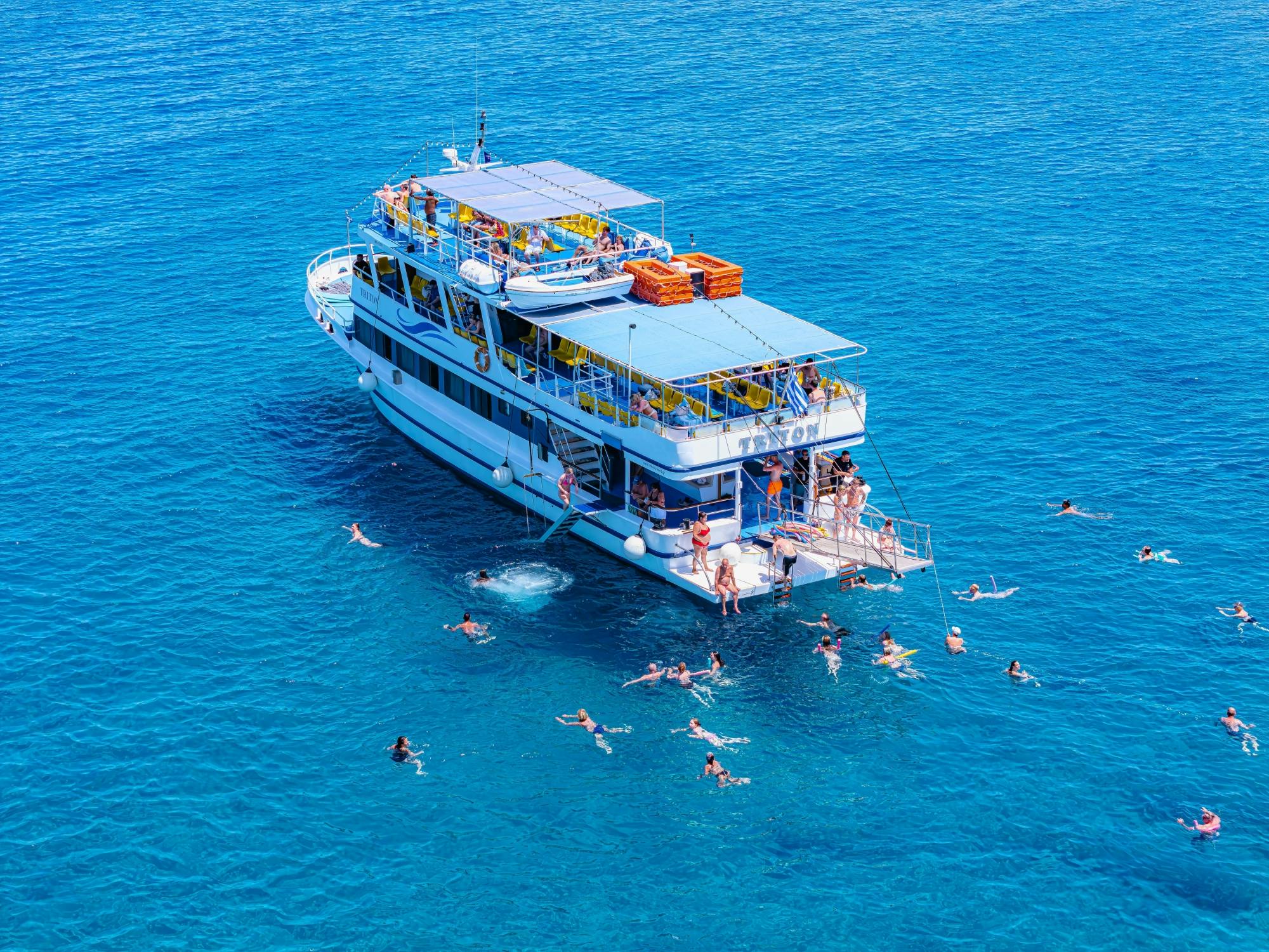 Rhodes sun and sea family boat trip