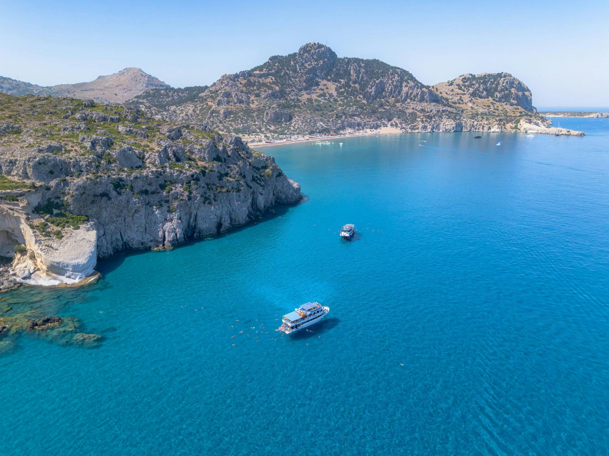 Rhodes sun and sea family boat trip