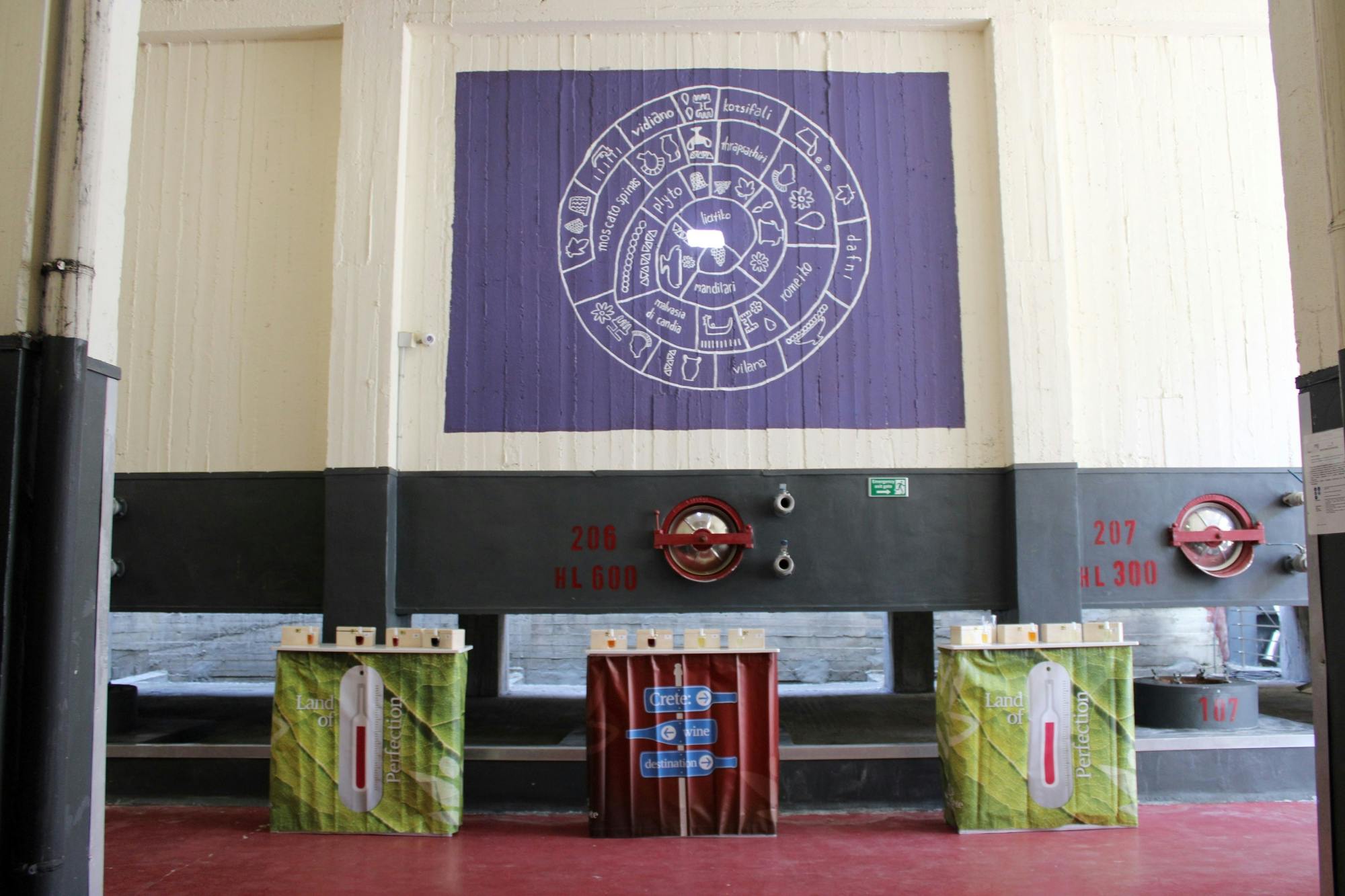 Crete food and wine tasting with wine factory visit