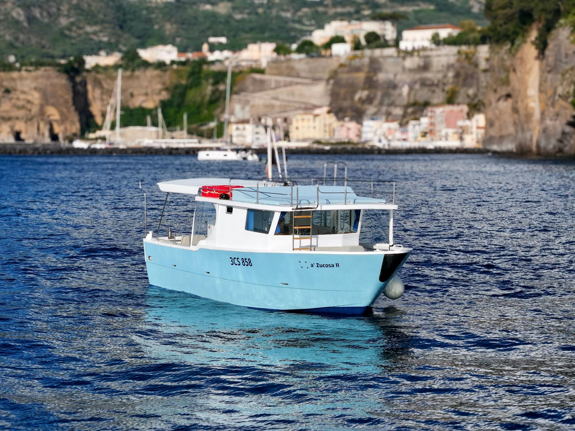 Full-day Positano and Amalfi boat tour with lunch