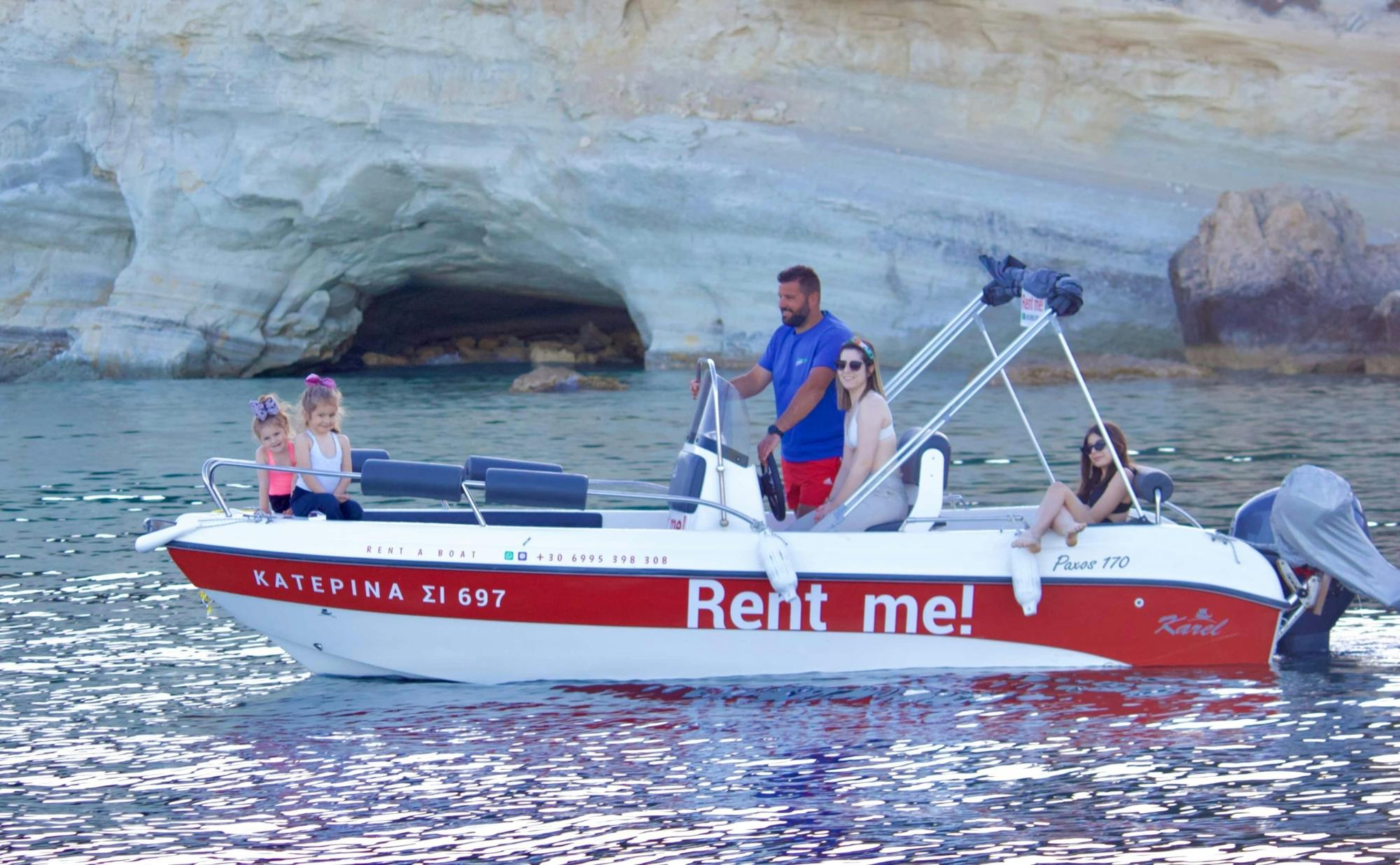 Motorboat rentals from Chersonissos Bay