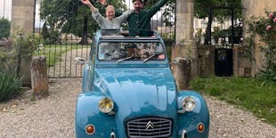 Privé wijntour Graves en Sauternes in een Citroën 2CV