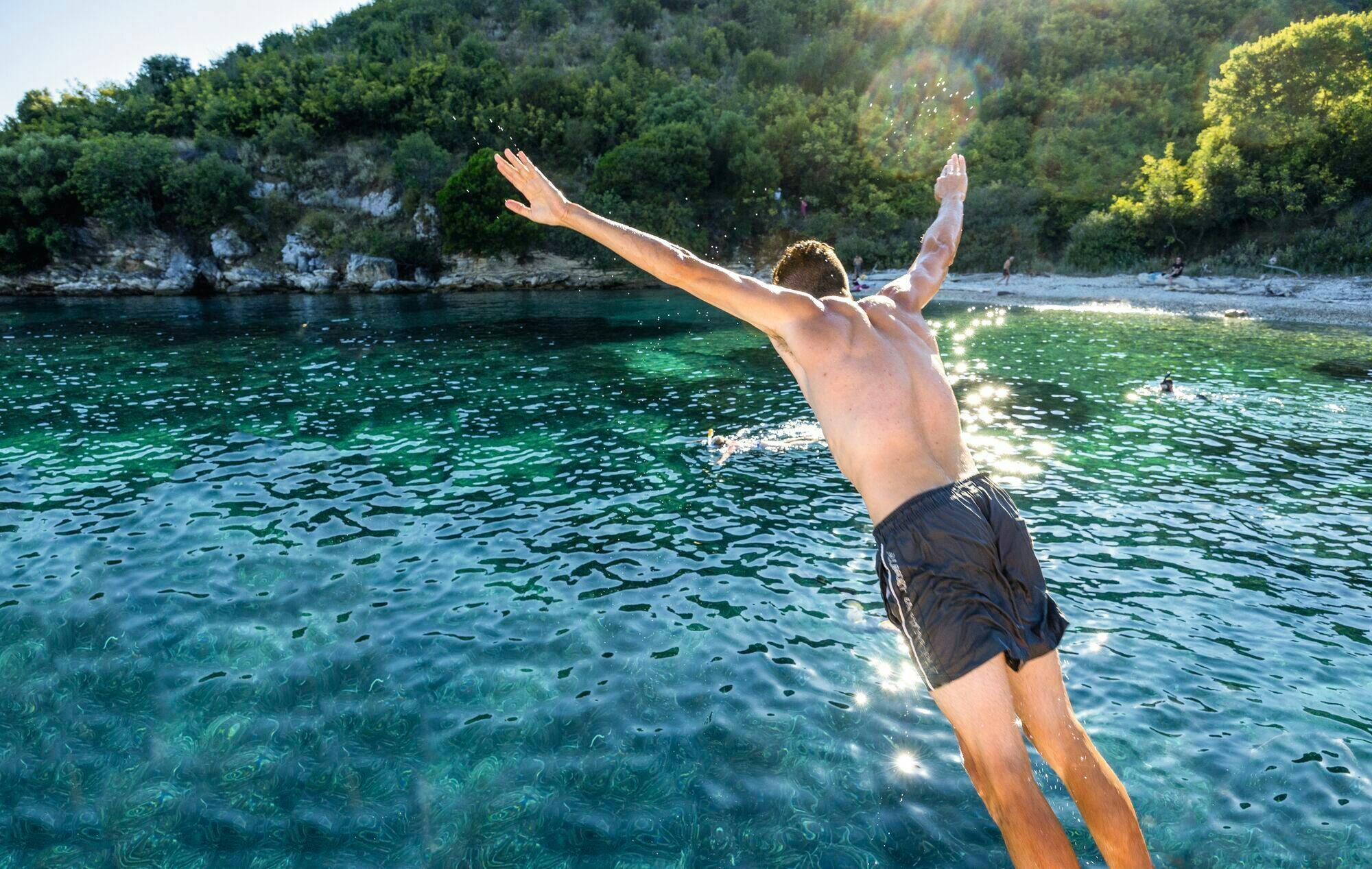 Half-day catamaran sailing trip around Thassos with drinks