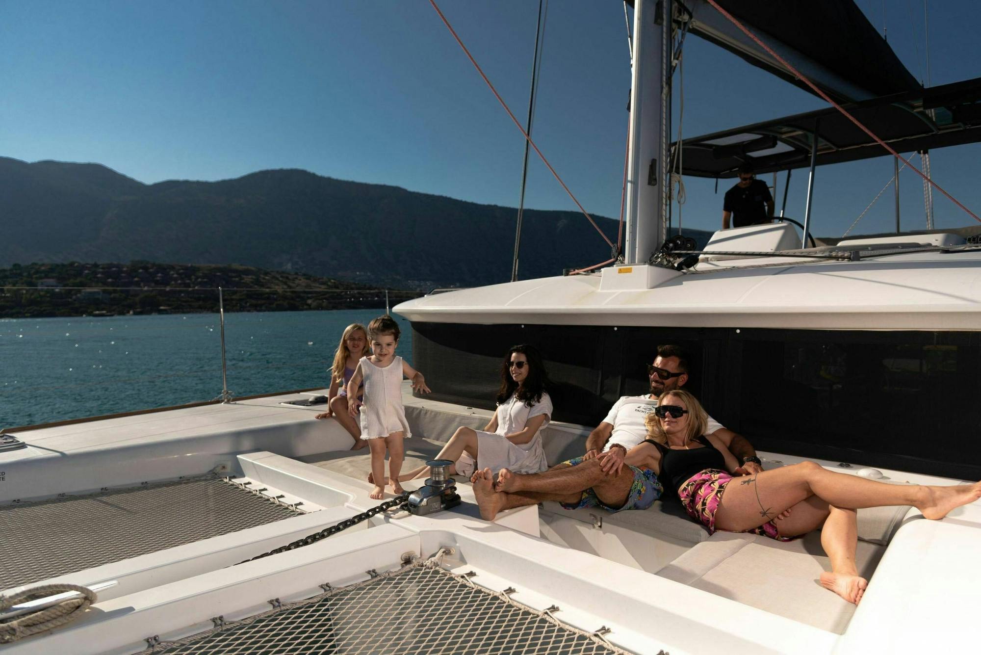Chania Old Port Catamaran Cruises to Agioi Theodoroi Island