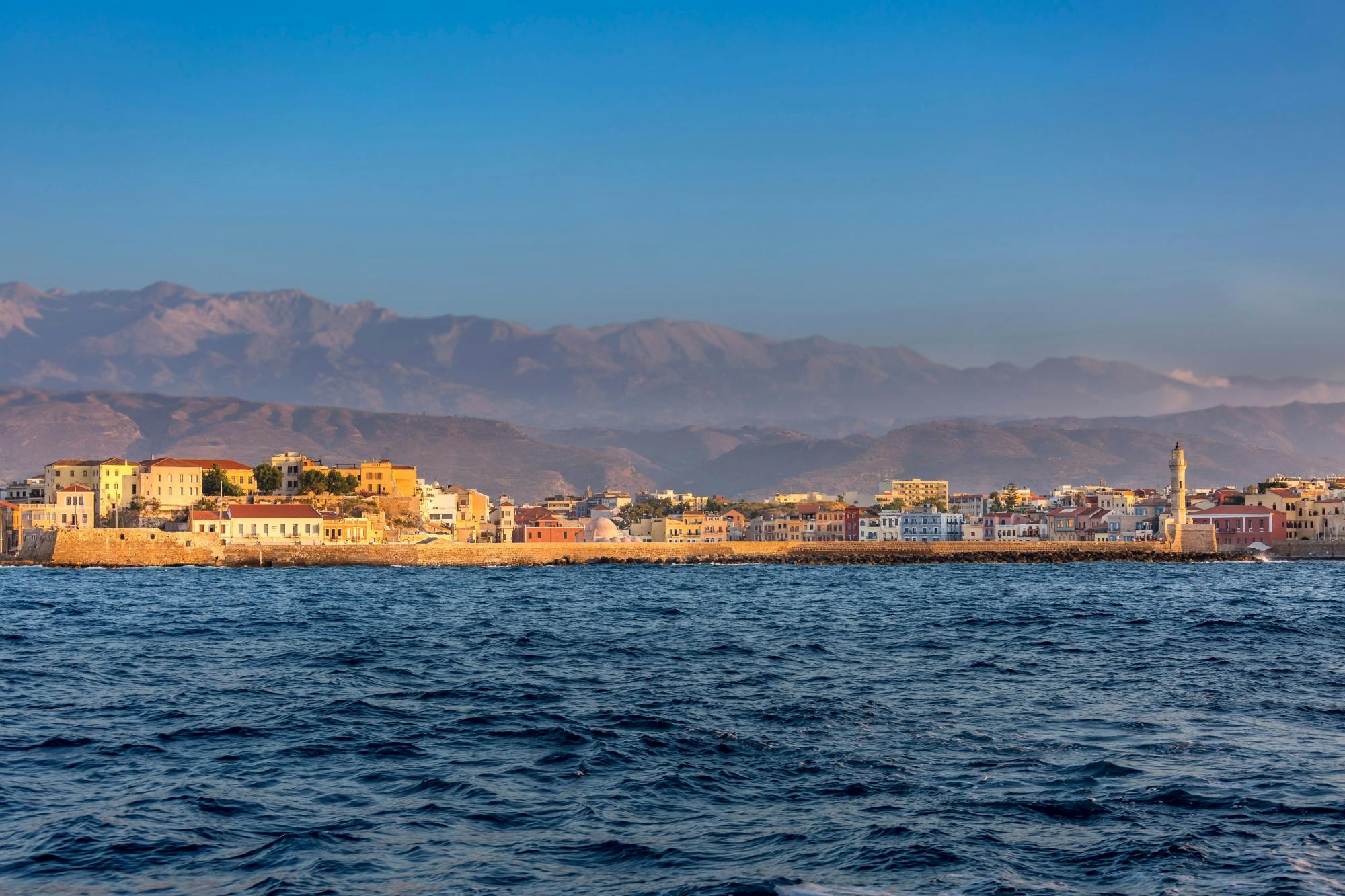 Chania Old Port Catamaran Cruises to Agioi Theodoroi Island
