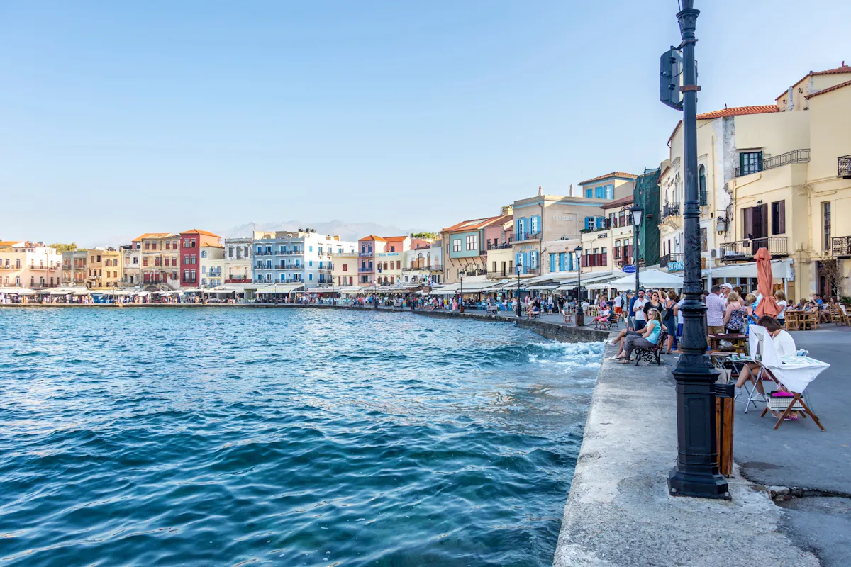 Chania Old Port Catamaran Cruises to Agioi Theodoroi Island