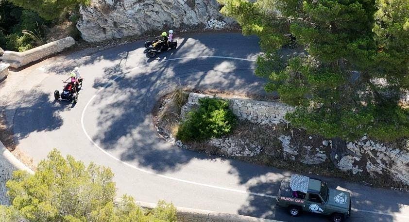 Off-road dragon Ryker adventure in Majorca