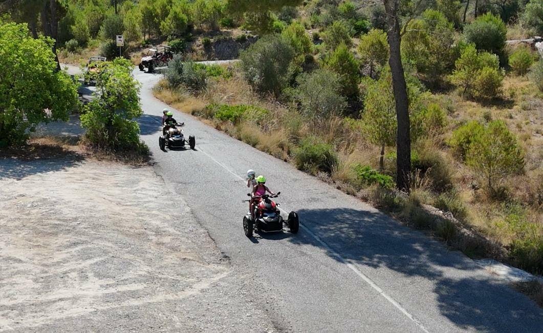 Off-road dragon Ryker adventure in Majorca
