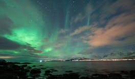 Escursione guidata alla caccia all'aurora Express