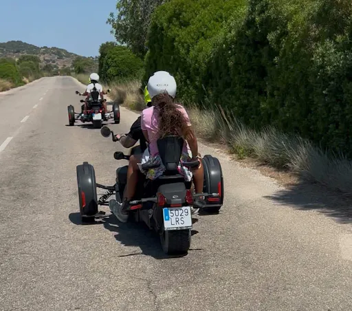 Off-road dragon Ryker adventure in Majorca