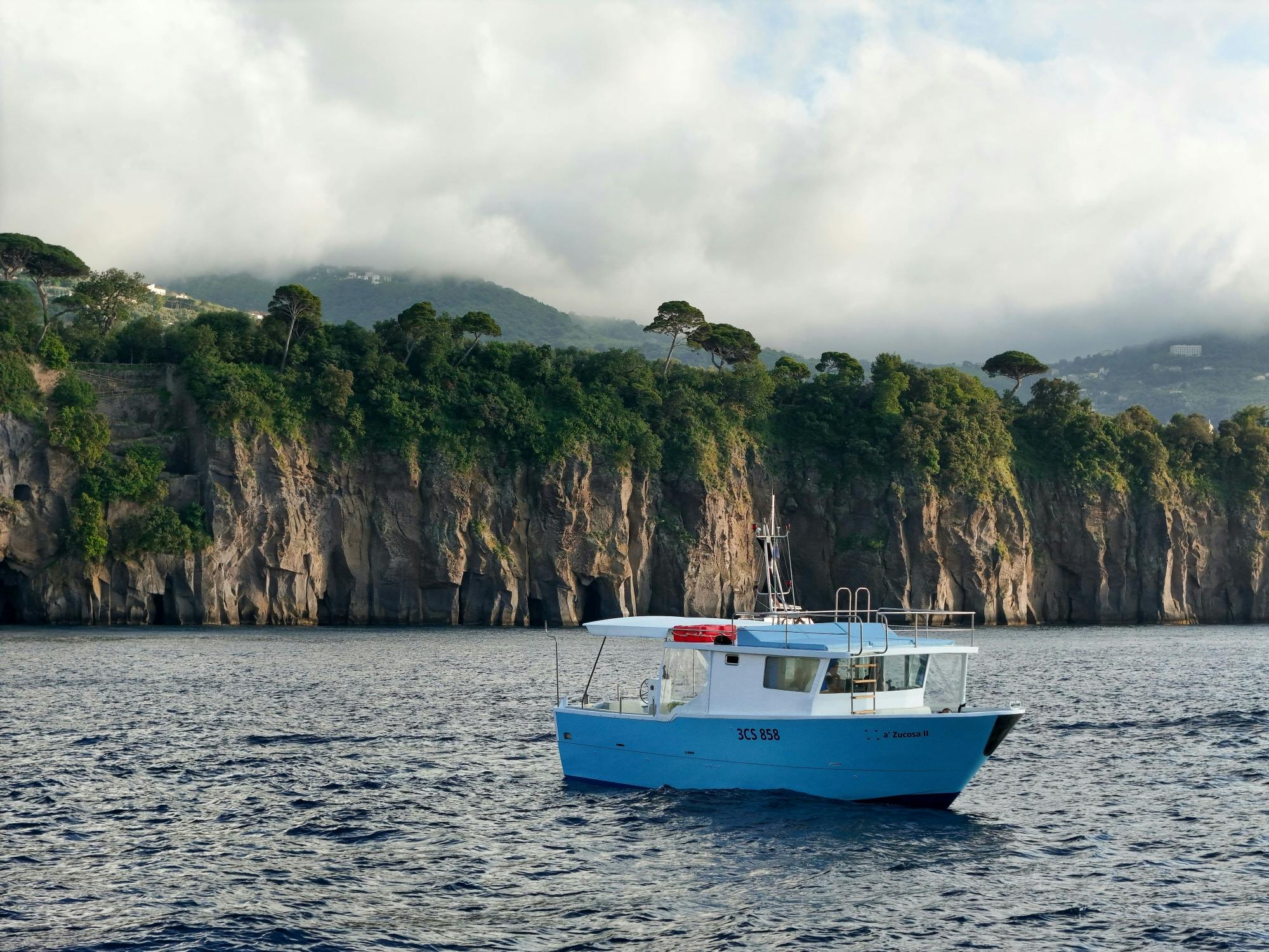 Full-day Positano and Amalfi boat tour with lunch