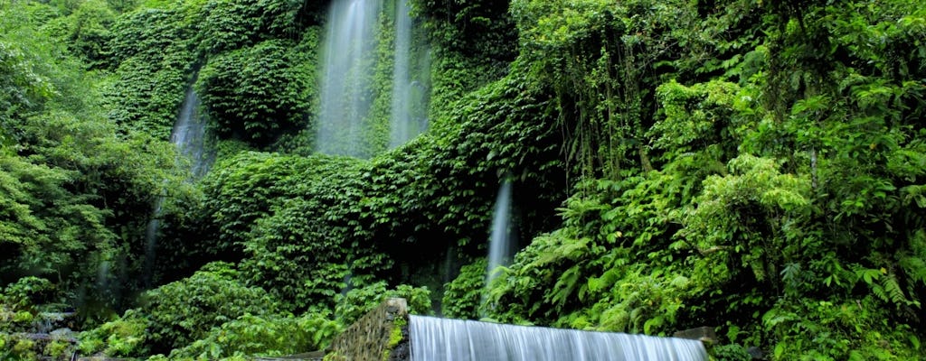 Waterfall Benang Kelambu and river rafting adventure