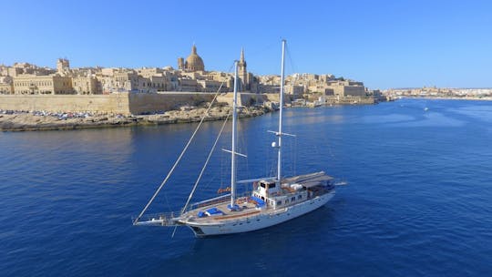 Malta, Gozo and Comino full-day cruise aboard a Turkish gulet
