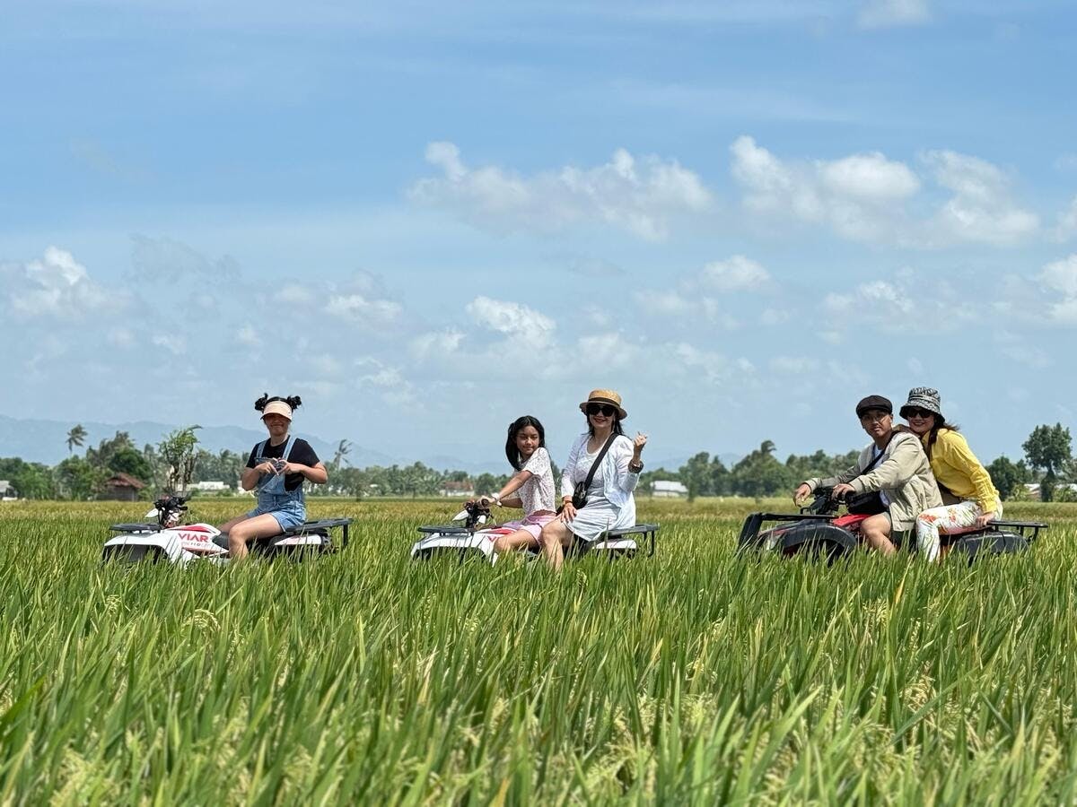 ATV ride and hidden waterfall escape in Lombok