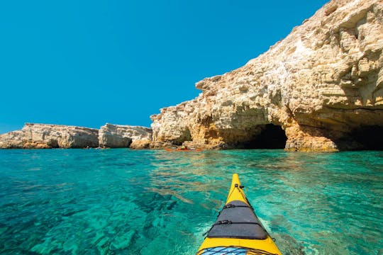 Half-day sea kayaking tour in Zante